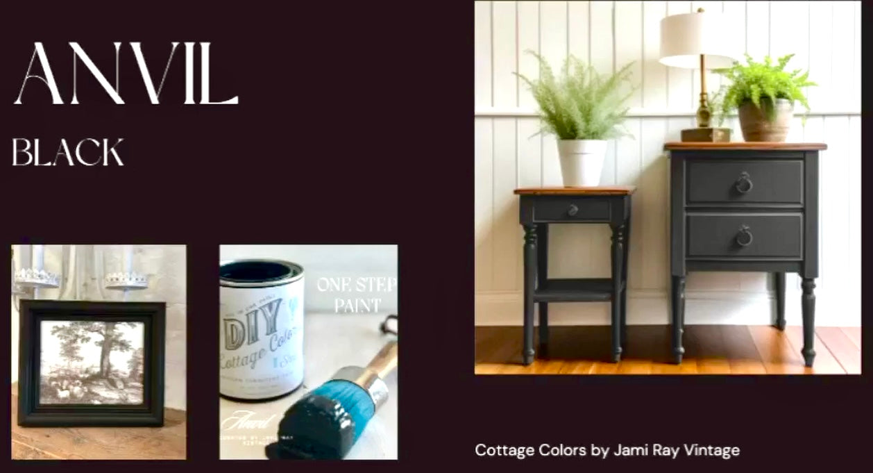 DIY COTTAGE COLORS/ANVIL/BLACK