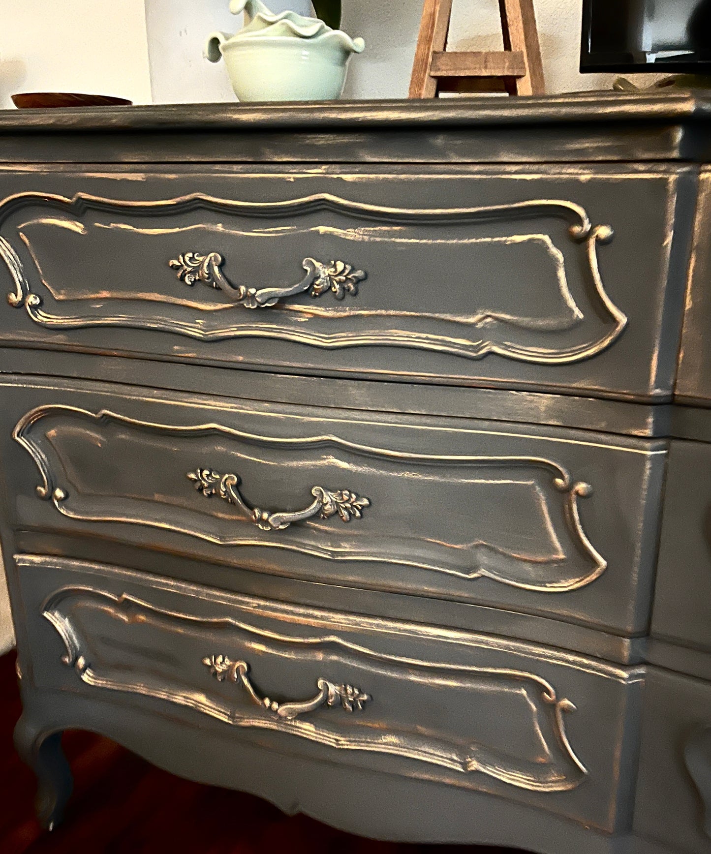 French Provençal Hand Painted Dresser SOLD