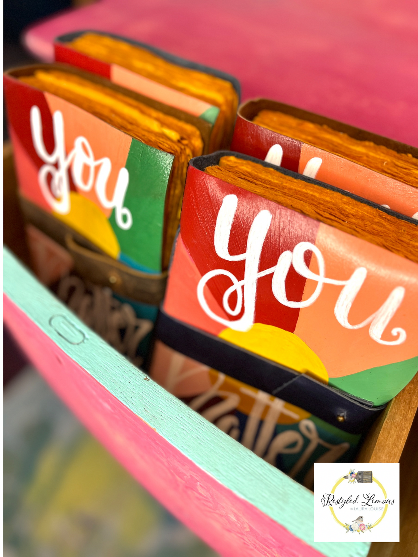 You Matter hand painted journal