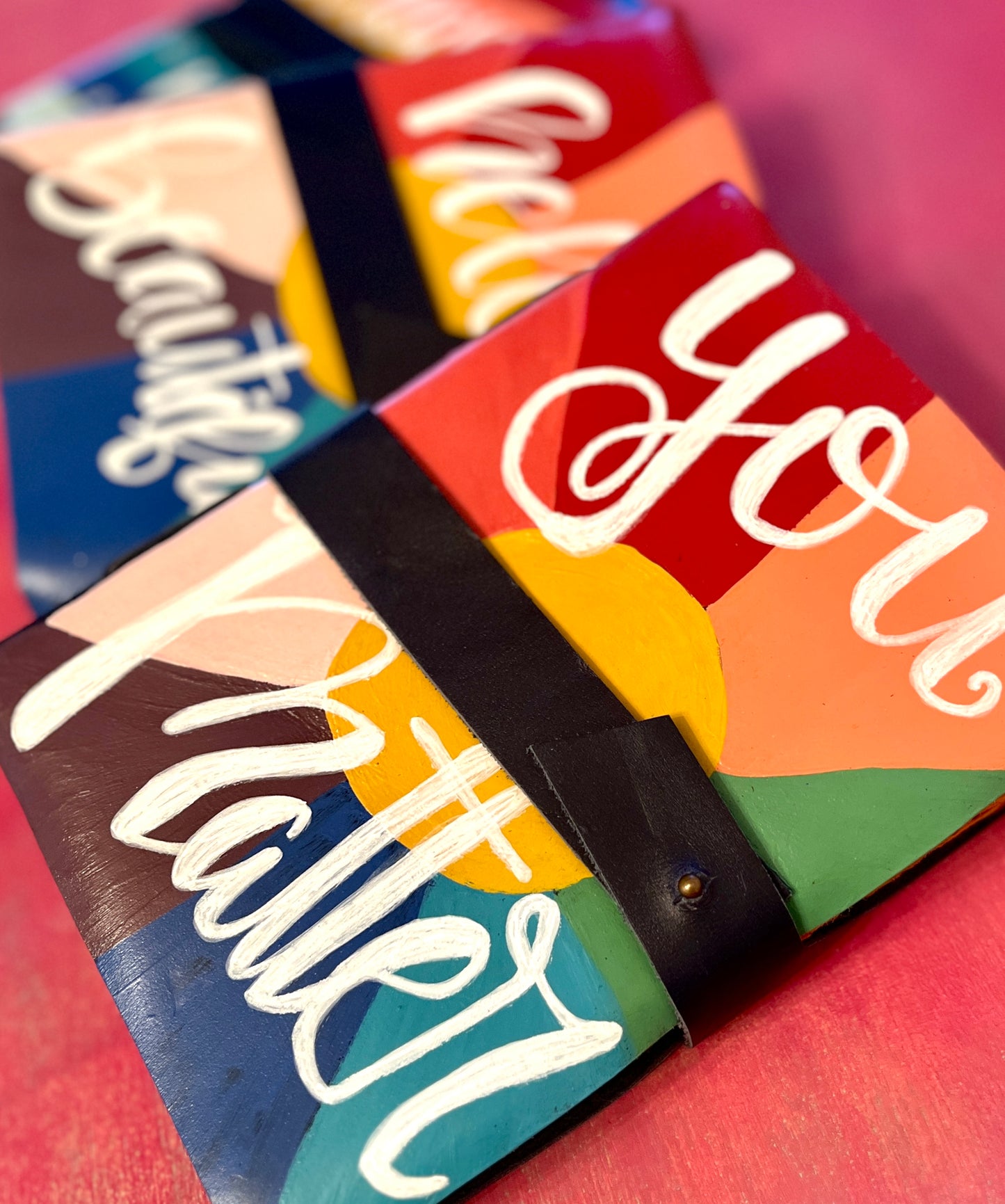 You Matter hand painted journal