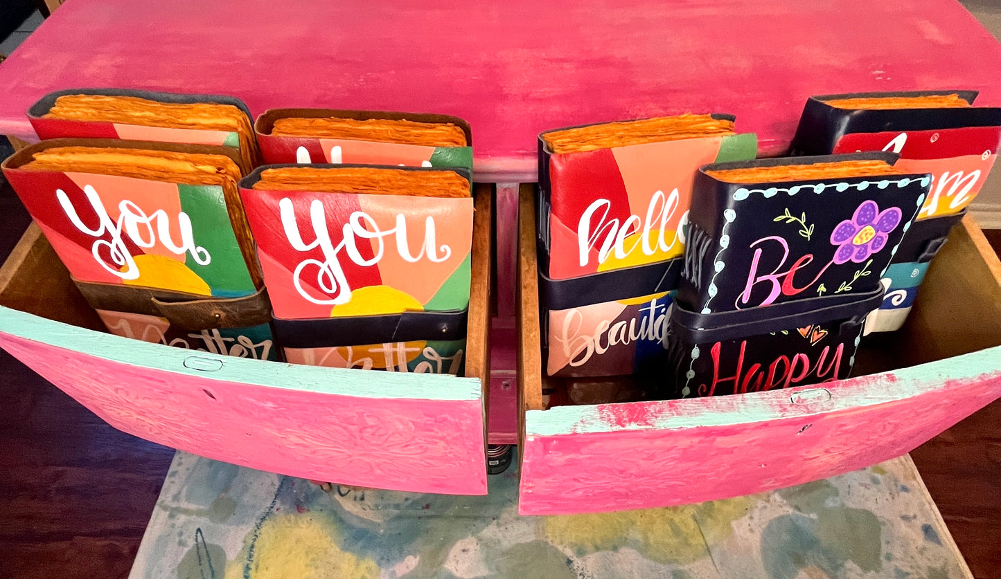 You Matter hand painted journal
