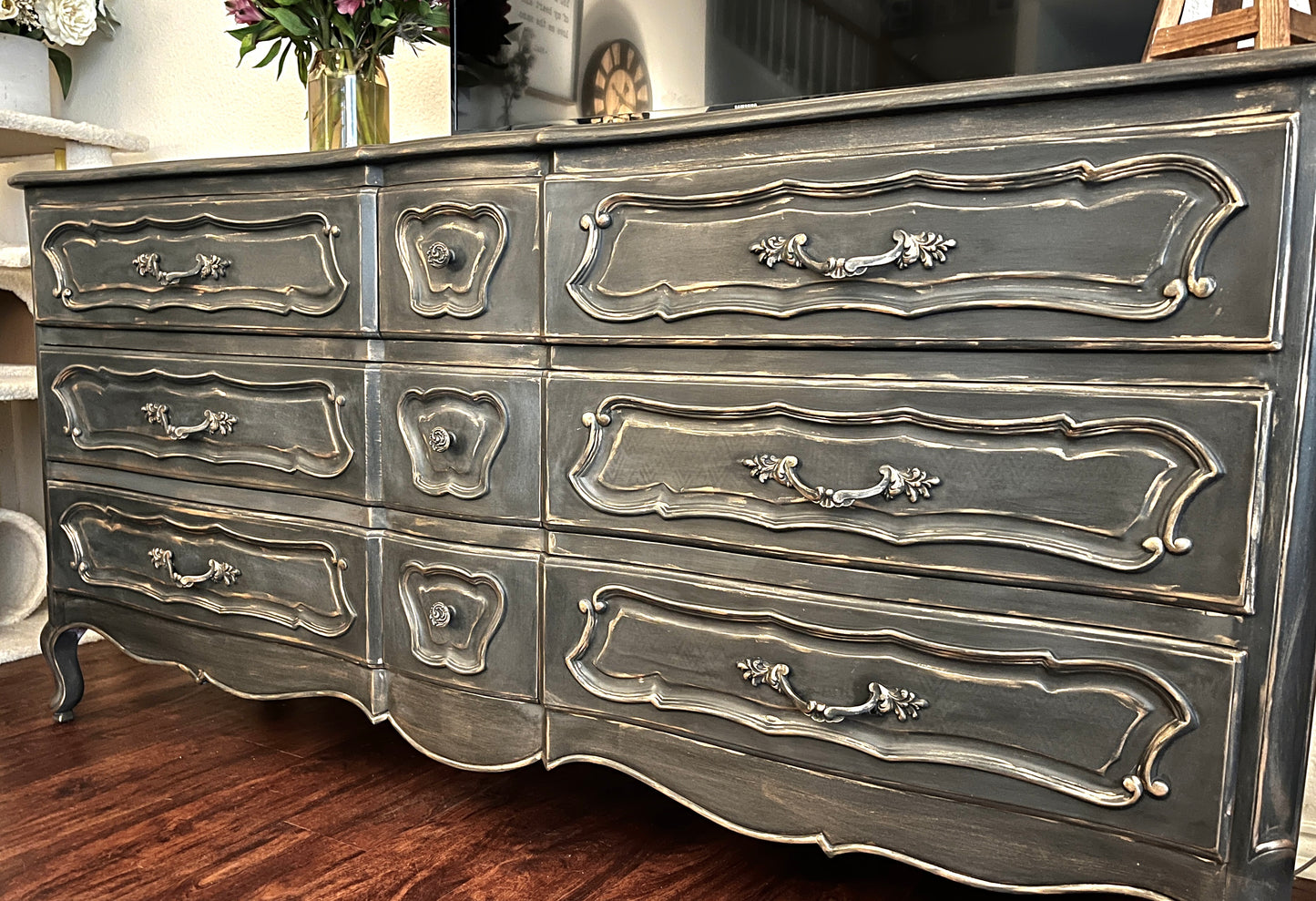 French Provençal Hand Painted Dresser SOLD