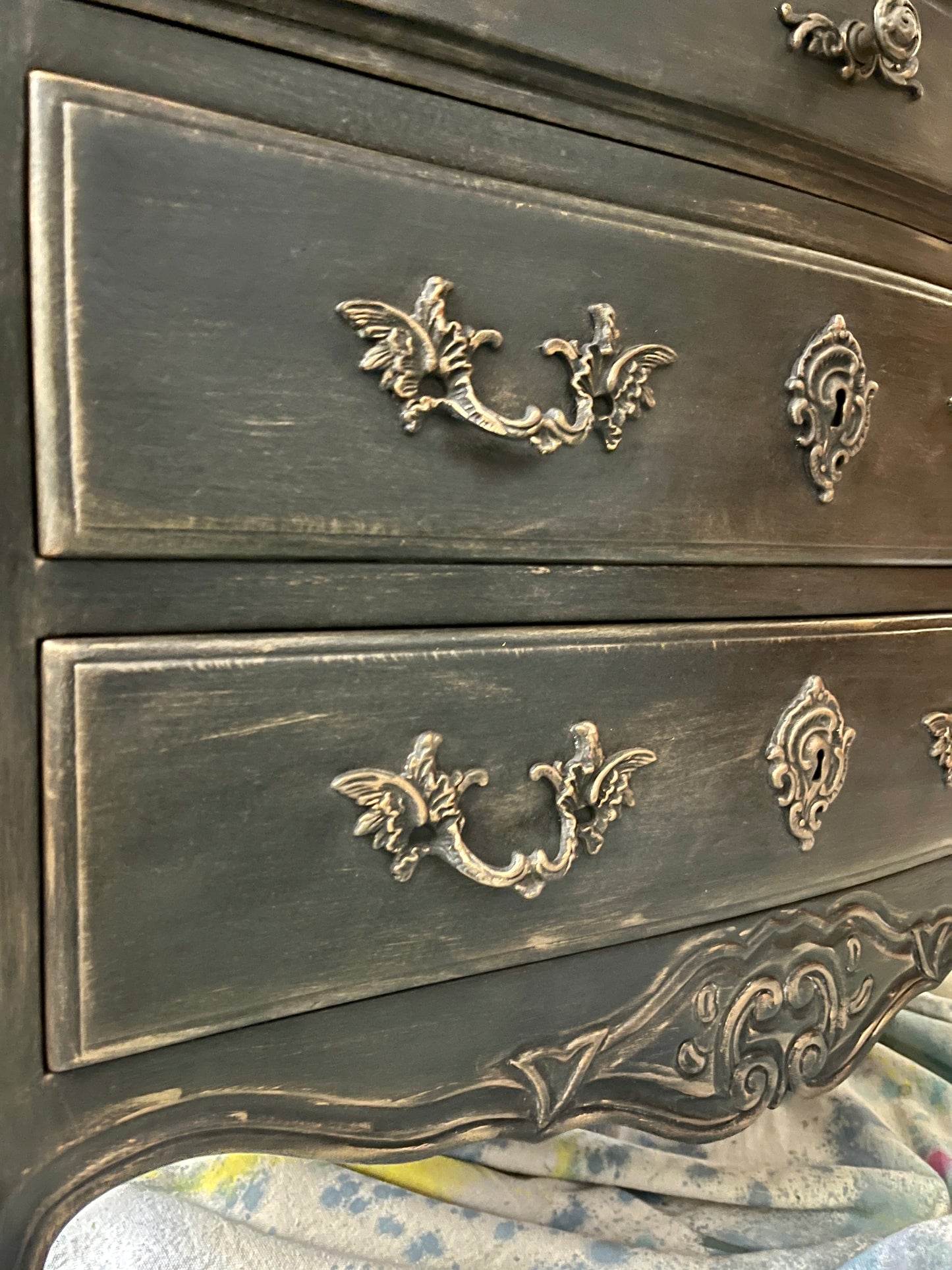 Beautiful hand painted night stand