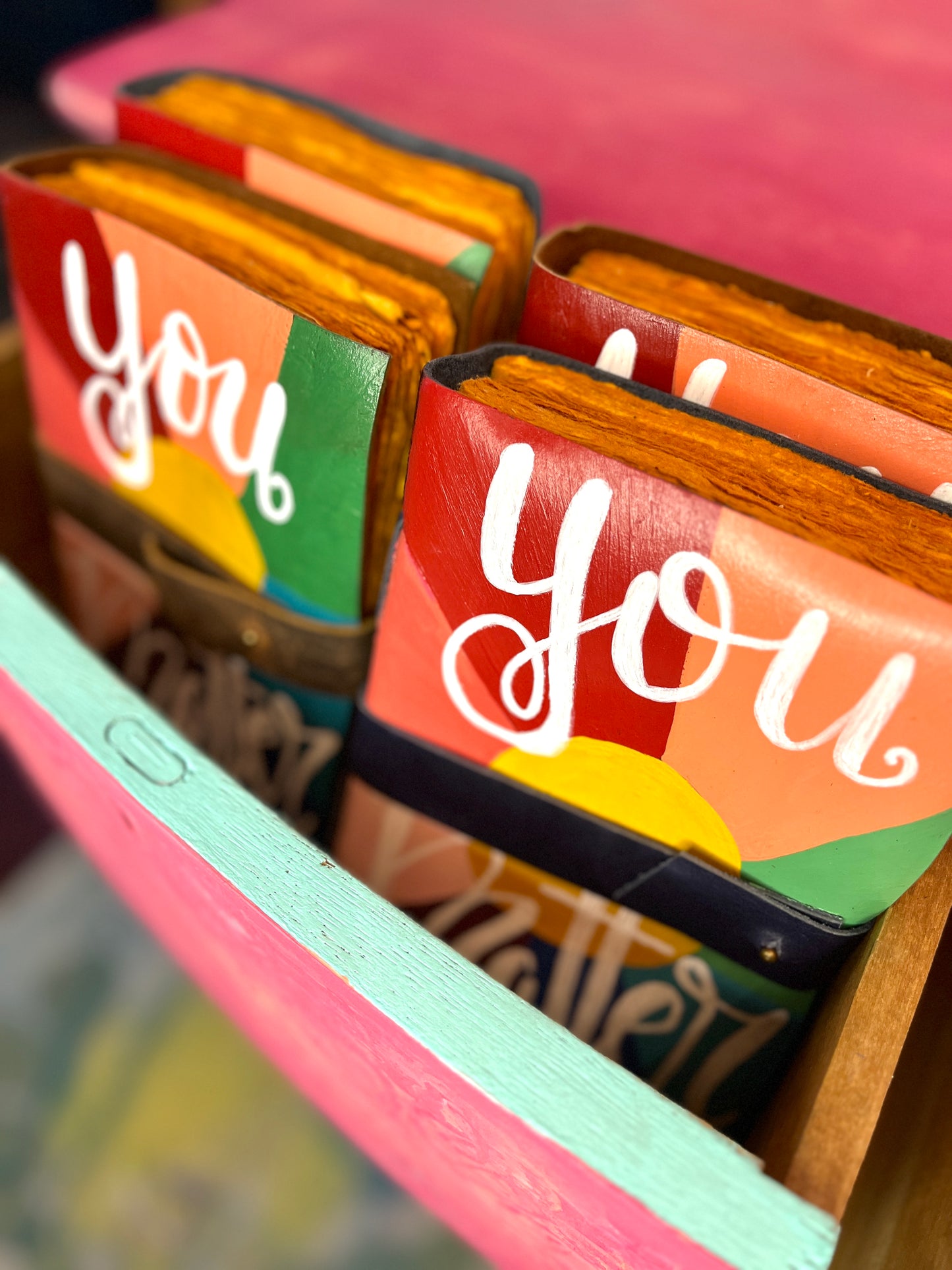 You Matter hand painted journal