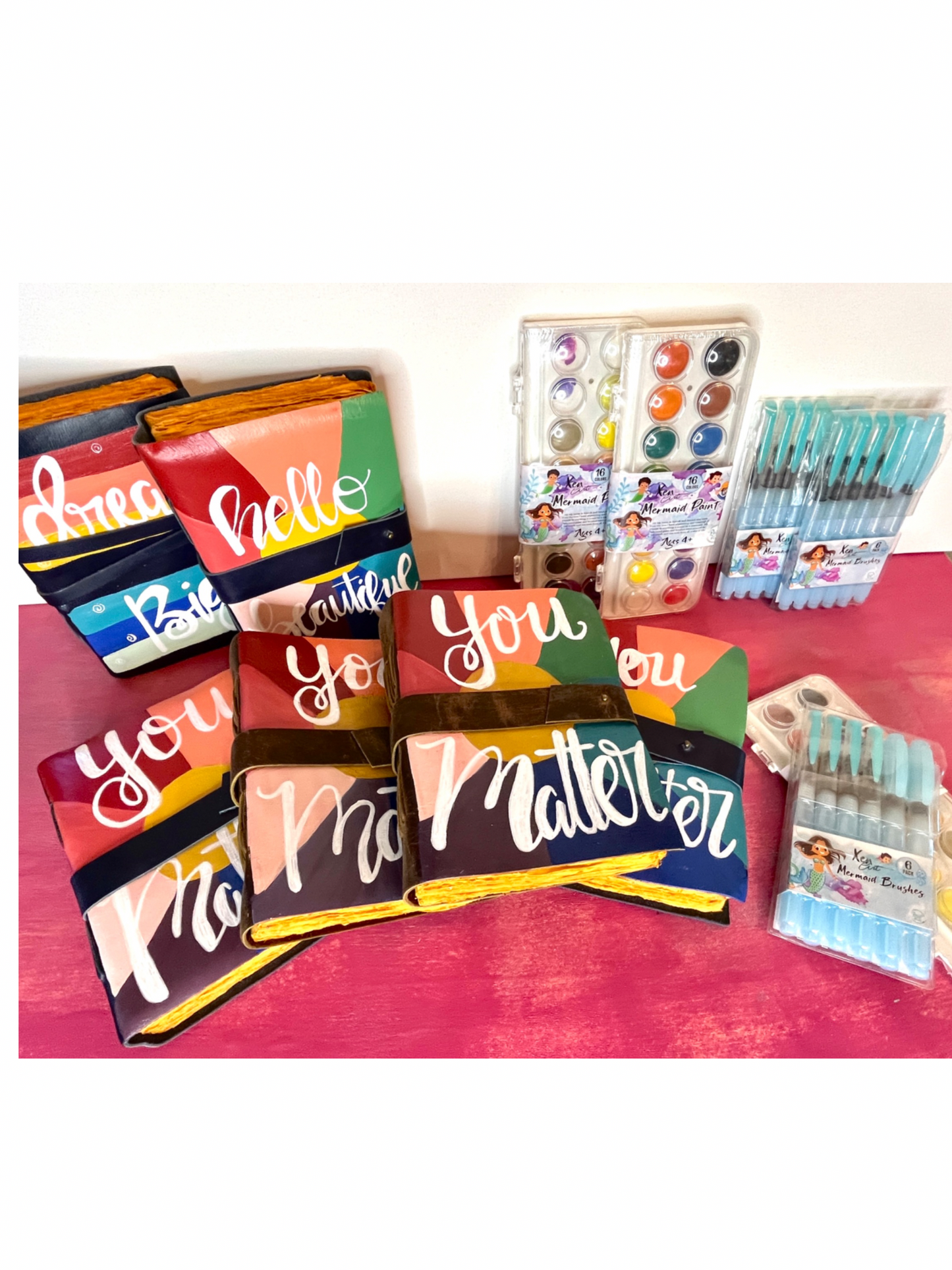You Matter hand painted journal