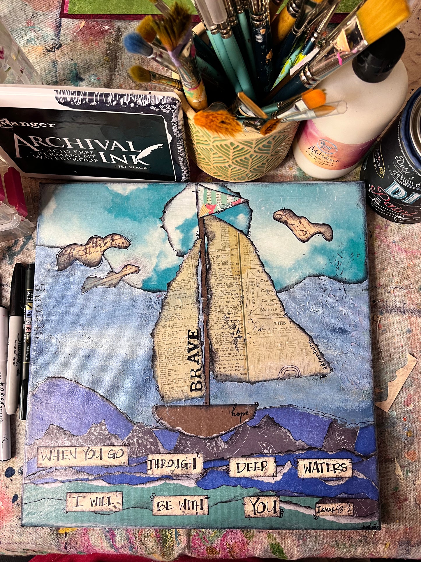 Peace through the Storm Canvas