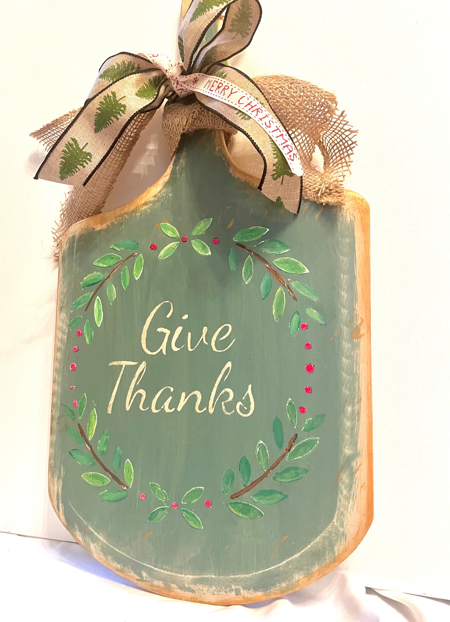 Christmas Thankful Sign