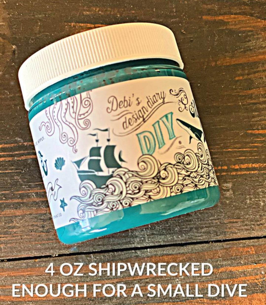 Debi's Design Diary - Shipwrecked DIY Verdigris Turquoise Wax