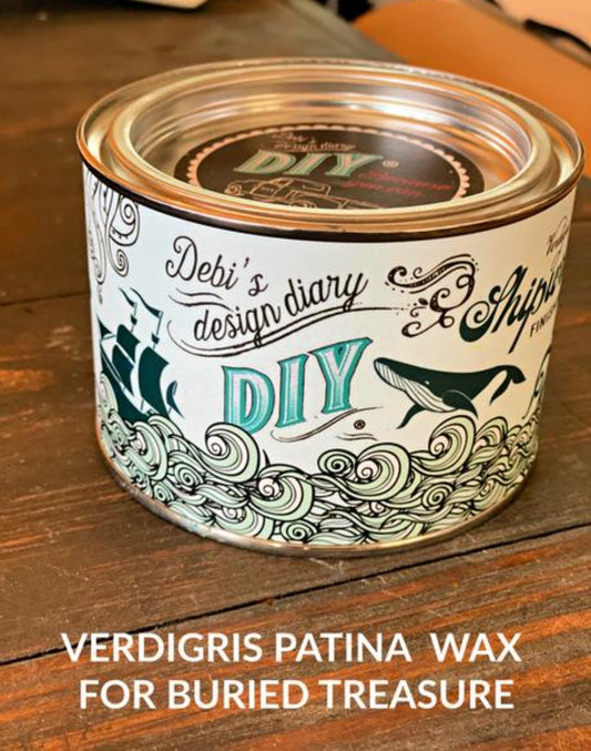 Debi's Design Diary - Shipwrecked DIY Verdigris Turquoise Wax